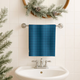 Marine Schotse Ruit Badhanddoek Cadeau Cabin-Geïns Bad Handdoek