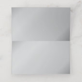 marine Silver Art Deco Wedding (Binnenkant ongevouwen)