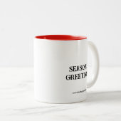 Marine Snowman Fête Mug (Devant droit)