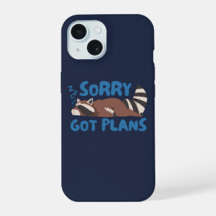 Marine Sorry Got Plans Grappige Wasbeer iPhone 15 Hoesje