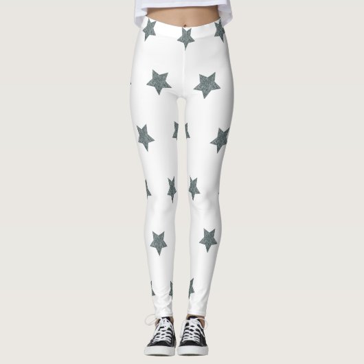 Marine Star imprimé leggings actif (Devant)