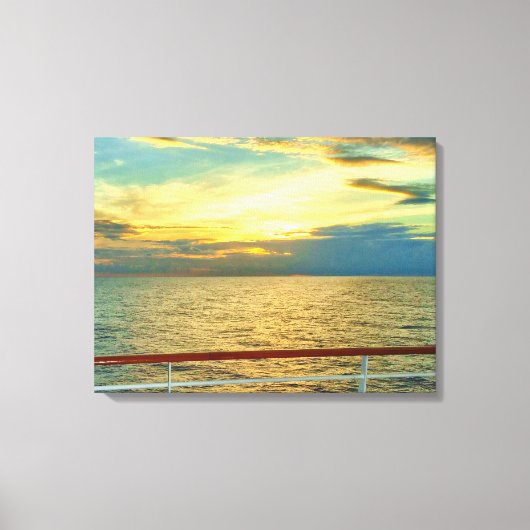 Marine Sunrise Canvas Afdruk (Voorkant)