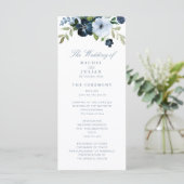 marine tendance et programme de mariage floral ble (Debout devant)