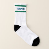 Marine Tennis Green Stripe Rétro Unisex (Gauche intérieur)