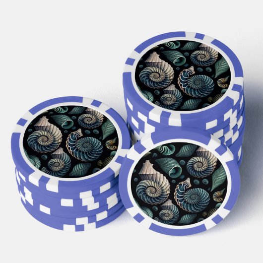 Marine Treasures Poker Chips (Opstapeling)
