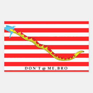 Marine Tweetwar Battle Flag Rechthoekige Sticker