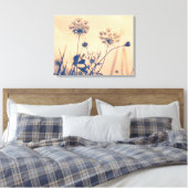 marine Umbels Flowers Floral Art Canvas Afdruk (Insitu (Slaapkamer))