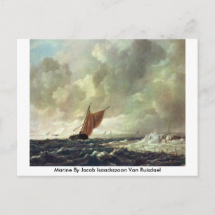 Marine van Jacob Isaackszoon Van Ruisdael Briefkaart