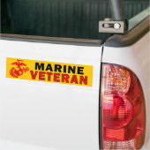 Marine Veteran Bumpersticker (Op Truck)