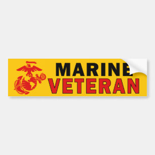 Marine Veteran Bumpersticker
