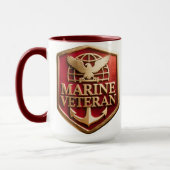 Marine Veteran Mug (Gauche)