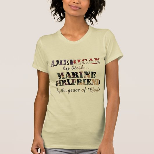 Marine Vriendin Grace of God T-shirt (Voorkant)