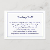 Marine White Frame souhaitant bien demander carte