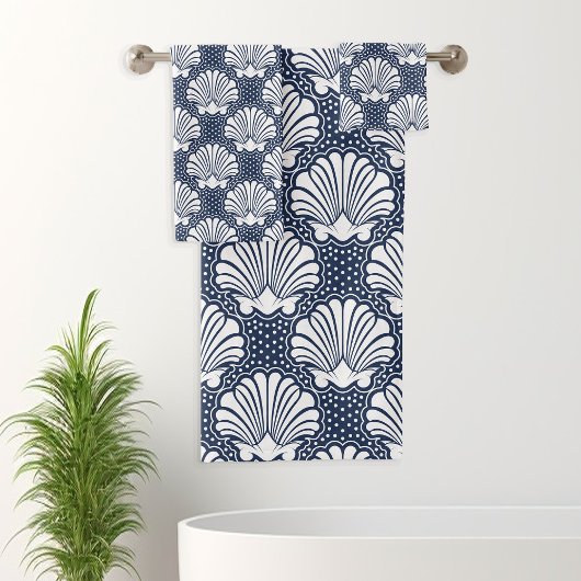 Marine & White Seashell