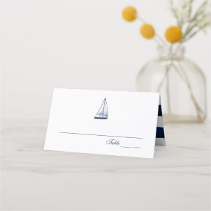 Marine zeilboot nautische bruiloft  