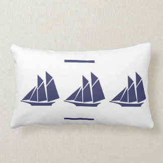 marine zeilboot wit PILLOW kustleven Kussen