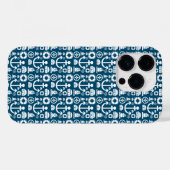 Marine zeiler Element zee patroon Case-Mate iPhone Case (Achterkant (horizontaal))