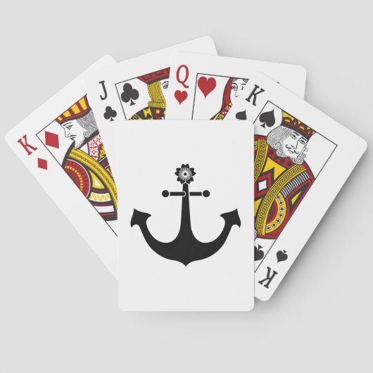 Marineanker Speelkaarten (Achterkant)