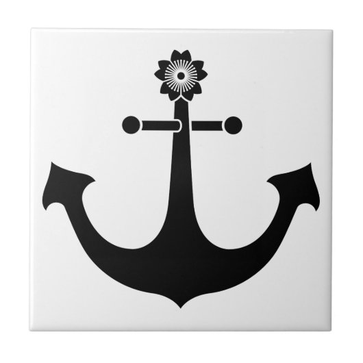 Marineanker Tegeltje (Voorkant)