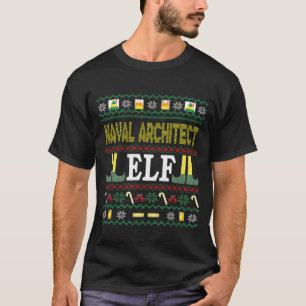 marinearchitect Elf Kerstmis T-shirt