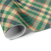  marinebeige rode kerstmis cadeaupapier (Rol Hoek)