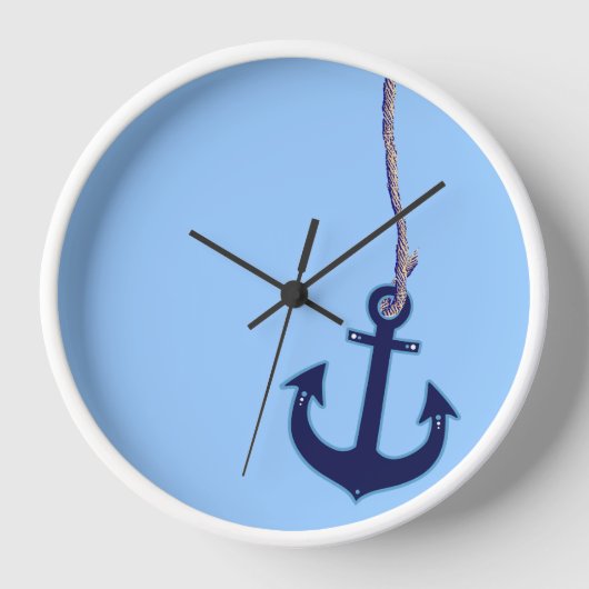 marineblauw anker nautisch decor (Voorkant)
