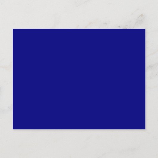 Marineblauw Briefkaart (Voorkant)