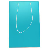 Marineblauw Custom Gift Bag Medium Cadeauzakje (Voorkant)