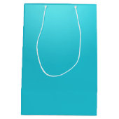 Marineblauw Custom Gift Bag Medium Cadeauzakje (Achterkant)
