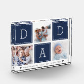 Marineblauw | DAD Colorblock Collage Fotoblokken (Links)