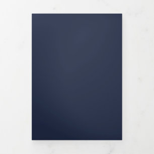 Marineblauw Drieluik Programma