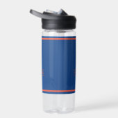 Marineblauw en Oranje Waterfles (Rechts)
