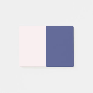 Marineblauw en Roze Verticale Kleurblokken Post-it® Notes