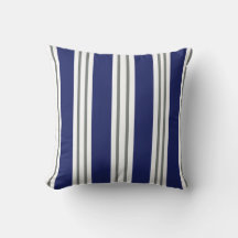 Marineblauw en Witte Kuststrepen