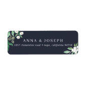 Marineblauw | Fantasienamen van Greenhouse Etiket (Voorkant)