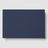 Marineblauw Gastenboek (Voorkant)