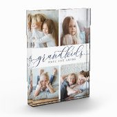 Marineblauw | Grootkinderen maken het leven groot Fotoblokken (Links)