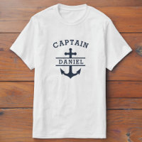 Marineblauw Kapitein Boot Nautisch Ankerschip