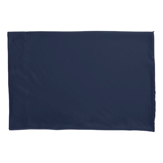 Marineblauw Kussensloop (Voorkant-Links)