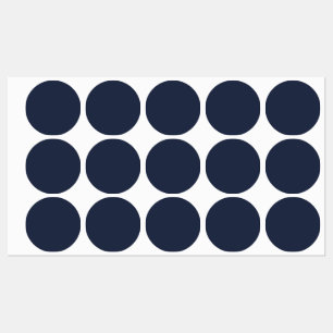Marineblauw Labels
