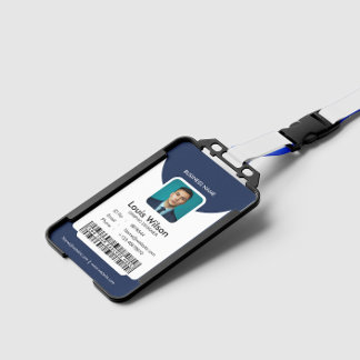 Marineblauw | medewerker ID Bedrijfsbeveiliging Badge