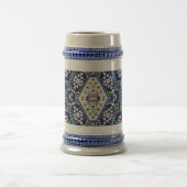 “Marineblauw Native Design”  Bierpul (Center)