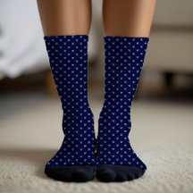 Marineblauw persoonlijk monogrampatroon