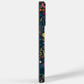  marineblauw roze Paarse geometrisch Case-Mate iPhone Case (Achterkant / Rechts)