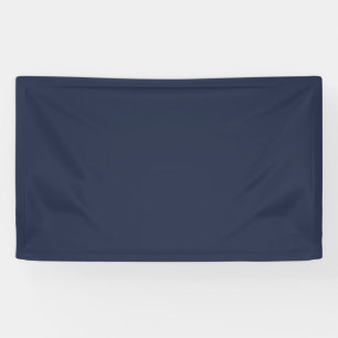 Marineblauw Spandoek