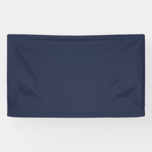 Marineblauw Spandoek (Horizontaal)