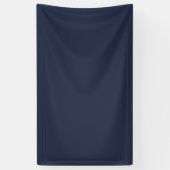 Marineblauw Spandoek (Verticaal)