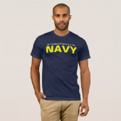 Marineblauw T-shirt (Voorkant volledig)
