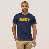 MARINEBLAUW T-SHIRT (Voorkant volledig)