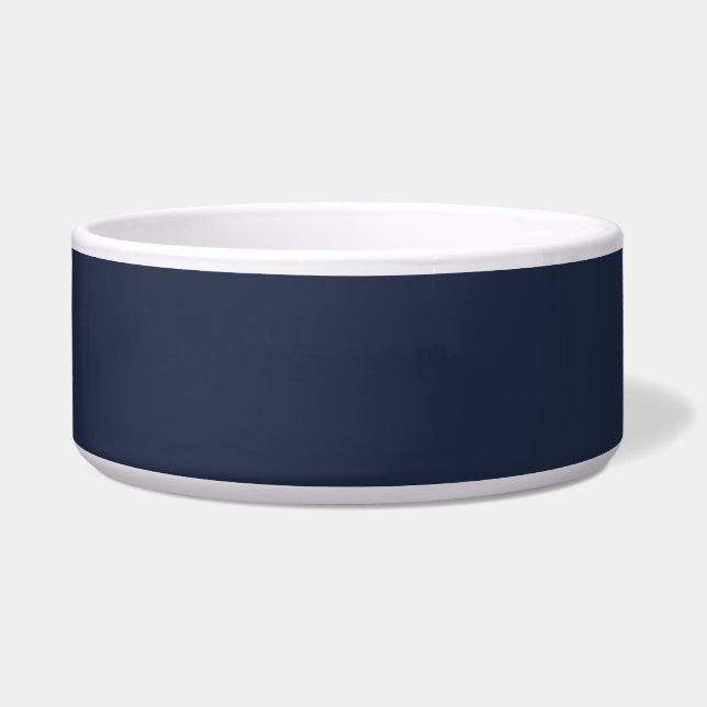Marineblauw Voerbakje (Voorkant)